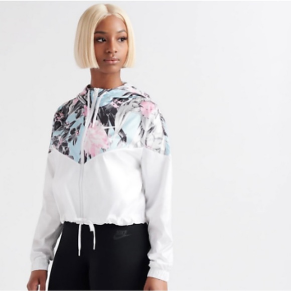 Nike Women's Hyper Femme Crop Windrunner White  XL - Picture 5 of 10